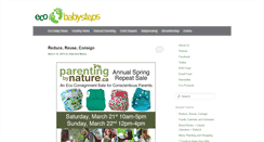 Desktop Screenshot of ecobabysteps.com